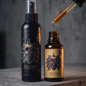 bio Tonico 30ml y bio tonico 120ml Barba Larga - limpieza y crecimiento barba y cabello
